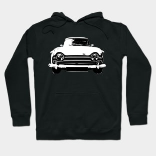 Triumph TR5 1960s British classic car monoblock black/white Hoodie